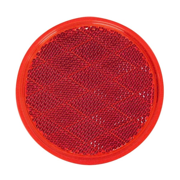 Peterson Red Lens 3316 Round Without Housing Adhesive Backing V475R - main